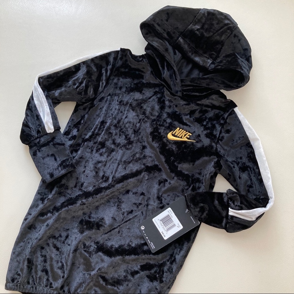 Nike Velour Hoodie Dress 2095 - Picture 7 of 8